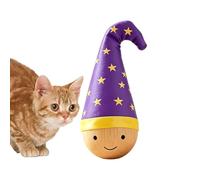 Interactive Cat Toys, Interactive Rocking Wooden Funny , Stimulating Cat Toys, Home Playing, Training, Exercising, Hunting, Boredom, Mental Stimulation, Scratching