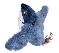 Interactive cat toys, realistic plush toy with squeaky function, stimulation toy for cats, for indoor play, exercise, hunting training, scratching behaviour, stimulation and exercise