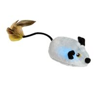 Interactive Cat Toys, Rechargeable Automatic Mice with Light, Interactive Toy with Mobile Mouse for Cat | For Training Entertainment Christmas Halloween Birthday Party