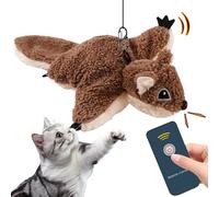 Interactive Cat Toys - Remote Control Fluttering Mice for Cats - Touch Activated Mental Training Exerciser | For Kittens & Adults Stimulation & Indoor Exercise