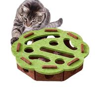 Interactive Cat Toys | Stimulating Cat Toys Puzzle Scratcher,Felt Maze Game with Bell, Kitten Accessories for Indoor Boredom Scratching Exercise Training Mental Stimulation Play