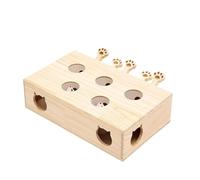 Interactive Cat Toys - Wooden Pop And Play Toy, Kitten Game | Indoor Cat Puzzle Box For Hunting Practice, Engaging Play For Cats, Durable Wooden Activity Toy For Kittens, Smart