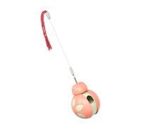 Interactive Cat Treat Dispenser,Foraging Wobble Game - with Ball and Teaser Rope Interactive Cat Feeder Toy - for Kitten Leaking Food Mental Enrichment Chewing Behavior