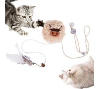 Interactive Cat Treat Dispenser, Interactive Cat Toy Treat Dispenser, Fun Feeders Slow Stimulation for Feeding Exercise Snack Home Kitten Pet Playtime