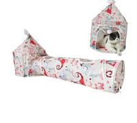 Interactive Cat Tunnel Tube, Folding Bunny Tent and Playhouse, Pet Tunnel, Comes in Various Vibrant Colors and Sizes for Small Animals, Indoor and Outdoor Use, 17.72 x 12.4 inches