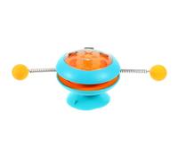 Interactive Cat Turntable with Rotatable Catnip Balls for Indoor Play | Metal and Plastic Build, Assists Rotation and Scratch Diversion, for Cats during Owner Away Time