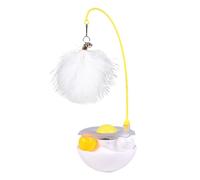 Interactive Cat Wand, Ball Plumage Teaser, Indoor Hunting Simulator, Kitten Scratching Toy, Mental Stimulation Game, Exercise Training Wand, Pet Climbing Gear, Travel Portable Play 9x6.5x16cm