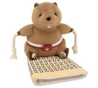 Interactive Cat Wrestling Puppet Toy with Bell, Enrichment Play Accessory | Wear-resistant Fabric Pet Paw Fun Entertainment for Cat