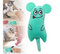 Interactive Catnip Cat Toys, Plush Cat Chew Toys for Kittens, Anxiety Relief Cat Scratching Pillows, Stimulating Cat Enrichment Toy, Furniture Protector Cat Toy for Adult Cats (A)