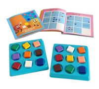 Interactive Chess Set, 9 Color Magnetic Board Game, Family Learning Toy with Foldable Storage Board, Sturdy Chess Pieces for Boys Girls Children Friends Holiday Birthday Christmas Ages 3 to 8