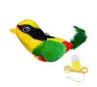 Interactive Chirping Bird Toy - Touch Activated Kitten Toy for Cats | Soft Plush Material with Catnip Filling, Realistic Flapping Wings, Chirp Sound Stimulation, Exercise Entertainment for Indoor Cats