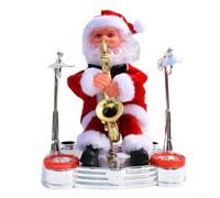 Interactive Christmas Santa Doll 20cm Touch for response Interactive(SARCX) | 20cm height, sings carols, dances to music, touch sensor activation, realistic red suit design