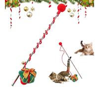 Interactive Christmas Wand for Cats and Cats with a | Indoor Activity Toy Feline Exploration, Cattery, Home, Living Room, Pet Shop Christmas Gift Set