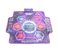 Interactive Dance Mat for Kids, 6 Light Up Buttons, LED Effect, Cordless Electronic Dance Pad