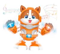 Interactive Dancing Crawling Dog Toy, Musical Baby Toy with Preloaded Nursery Rhymes & Flashing Lights, Tummy Time Toys for baby Interactive Play Toy for Kids Toddler Home Travel Use | Interactive Dancing Crawling Dog Toy