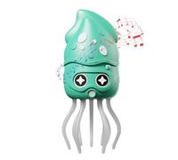 Interactive Dancing Octopus Toy, Light-Up Robot Squid for Kids | Musical Activity with Educational Fun for Boys Girls Age 3 Plus, ABS Octopus for Present, 5.11x1.96inch, Green
