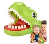 Interactive Dinosaur Dentist Finger Bite Toy for Children, Dinosaur Finger Toys with Sounds, Crocodile Toy Classic Mouth Biting Hand, Interactive Tabletop Play for Kids, Teenagers, Adults