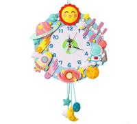 Interactive DIY Wall Clock Craft A Fun Way for Kids to Learn and Create (stars)