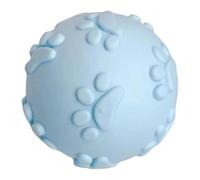 Interactive Dog Ball - 6cm Paw Print Sound Chew Toy | Pet Floating Training Toy For Small Medium Dogs | Squeaky Teeth Cleaning Bouncy Ball For Golden Retriever Corgī | Abs 50g