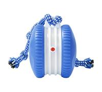 Interactive Dog Ball - Accessory with Interactive Rope and Automatic Movement Activated Rolling - Enrichment Toys for Dogs, for Indoor Outdoor Floor Activity Scratching