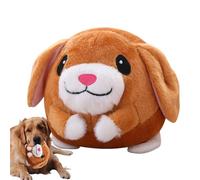 Interactive Dog Ball: Automatic Jumping Electronic Toy Plush Bunny with Squeaky Sound and Long Lasting | Addictive Pet Play Ball that Supports Dogs