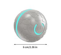 Interactive Dog Ball | Automatic Rolling LED Light - Interactive Cat Toy Ball,for Teething Relief Pet Parents Animal Lovers Indoor Outdoor Apartment Bedroom Living Room Park Yard Garden