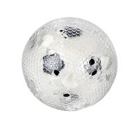 Interactive Dog Ball for Pets Sound Rolling Fun, Football | Perforated Shell, Wipe-Clean 7.5cm Home Size Design