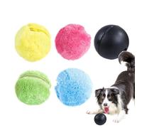 Interactive Dog Ball | Plush Smart Pet Ball,Smart Plush Pet Toy for Gum Massage, Teething, Aggressive Chewers, Boredom Reduction