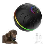 Interactive Dog Ball - Rolling Bouncing Toy | USB Rechargeable, TPE | 2.62in, 3Hr Play Time, IP54 Waterproof, 1.5Hr Fast Charge, for Wood Floor Carpet Tile or Outdoor Lawn