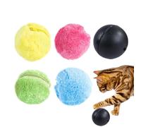 Interactive Dog Ball - Rolling Dog Ball - Smart Plush Pet Toy, Self Moving Smart Dog Balls, Inner Play Time, Durable Active Pet Material, Solo Game for Menta
