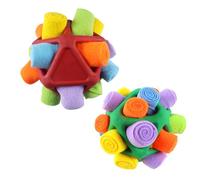 Interactive Dog Ball - Soft Bite Resistant Feeder Treat Dispenser Toy Puzzle Feeding Accessory Dog Fun Game | Soft Interactive Dog Toy