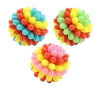 Interactive Dog Ball, Teething Toys for Strong Chewers - For Puppies and Large Small Breeds for Training Enrichment Exercise Play Search