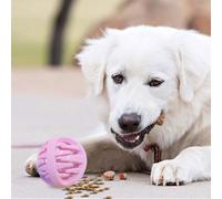 Interactive Dog Ball Toy - Durable Rubber Chew Toys for Teeth Cleaning, Treat Dispensing & Mental Stimulation, Bite-Resistant Balls for Aggressive Chewers, Puppy Teething, Cat & Dog Play (B)