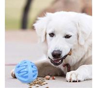 Interactive Dog Ball Toy - Durable Rubber Chew Toys for Teeth Cleaning, Treat Dispensing & Mental Stimulation, Bite-Resistant Balls for Aggressive Chewers, Puppy Teething, Cat & Dog Play (A)