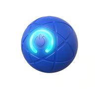 Interactive Dog Ball Toy, Electronic Rolling Pet Ball, Resistant Teasing Dog Ball, Smart Automatic Rolling Ball Toys, Moving Bounce Toy for Dogs and Cats (Blue)