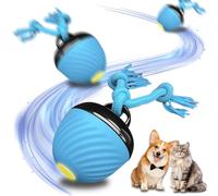 Interactive Dog Ball Toy, Moving Dog Toy for Boredom with Motion Sensor, Moving Dog Ball with Touch Activated Jumping Rolling Action, USB Rechargeable Automatic Ball for Puppies Small Medium Dogs Cats