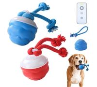 Interactive Dog Ball Toys,2026 USB Rechargeable Automatic Jumping Moving Dog Ball Toy for Boredom,Keep Your Dog Calm,Engaged&satisfied,Touch Activated,3 Modes,Squeaky Fun (Multicolor,Upgrade,2)