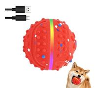 Interactive Dog Ball - Waterproof E-TPU Bouncing 3 Play Modes with Lights - Automatic Ball Mobile Canine | For Strong, Heavy and Aggressive Chewers, Play and Exercise, Occupied