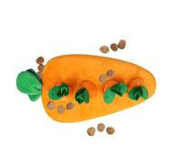 Interactive Dog Carrot Toy - Plush Puzzle Feeding Toy, Smell Training Non-Slip Dog Game for Mental Exercise, Puppy Brain Training with Development, Soft Chew for Dogs, Fun Stimulating Pet Activity