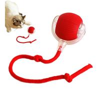 Interactive Dog Cat Ball, Self Rolling Pets Ball with Tail, 360° Smart Self Moving Rollings Balls Toy, Active Rolling Balls Electric USB Rechargeable, for Kitten Puppy Play and Chases