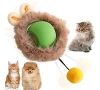 Interactive Dog Cat Smart Ball Toy,Chewie Viral Rolling Ball,Interactive Toys for Cats,Automatic 360° Rolling Chase Mate Ball for Dogs and Cat,Automatic Cat Toy,Interactive Dog Ball,Cat Ball Toy,Green