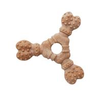 Interactive Dog Chew Toy - Bone Shaped Teeth Cleaning Supply, Aggressive Chewer Gear | Boredom Reduction Training Fetch Tug Activity, Durable Tough Rubber Puppy Plaything For Medium Large Breed Energy