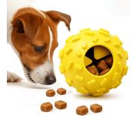 Interactive Dog Chew Toy for Small - Durable Treat Dispensing Puzzle Toy, Tough Enrichment Toy for Aggressive Chewers, Teeth Cleaning & Mental Stimulation Training Toy, Perfect for Boredom Relief