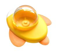 Interactive Dog Dispenser - Airplane Shaped Rotating Treat Dispenser - Slow Eating Educational Food Puzzle for Training Daily Entertainment Travel Apartment