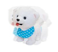 Interactive Dog - Electronic Plush Puppy, Barking and Walking Pet, Wagging Tail Walking Companion | Comfortable and Responsive Decoration, Cute and Soft Collectible