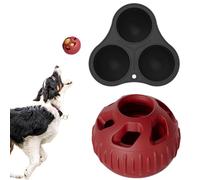 Interactive Dog Feeder Ball | Slow Feeder Dog Ball | Interactive Treat Dispensing Puzzle Ball | 2X Engaging Dog Toys | Puzzle Feeder For Puppies and Dogs | Fun and Stimulating Treat Ball