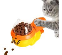 Interactive Dog Feeder - Mental Stimulation Enrichment | Press and Rotate Food Dispensing Dog Toy | for Puppy Senior Small Medium Large Breed Indoor Play Travel