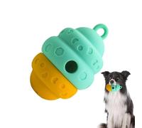 Interactive Dog Feeder, Slow Feeder Dog Toy Pet Snuffle Game Silicone Boredom Relieving Chew Toy, Treat Dispensing Training Puzzle for Teething Foraging Hot Weather Crate Training Use Durable Enrichme