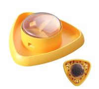 Interactive Dog Feeder, Treat Dispensing Puzzle Bowl Toy, 6.5x6.5 Inches Slow Feeding Dish with Stimulating Feature, Durable Pet Puzzle, Dog Toy with Modern Style, Feeding Tool for Indoor Outd