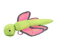 Interactive Dog Fetch - Plush Flying Toy, Dragonfly Launch Game, Soft Fabric Pet Toy with Crinkle Paper Feature, Outdoor Training Accessory, Fun Fetch Toys for Backyard Garden Beach Park Playtime Use